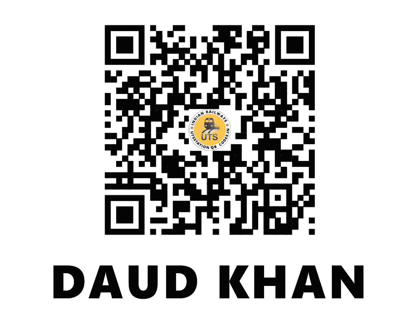 UTS QR Code for DAUD KHAN - DAQ (NC - UTTAR PRADESH)